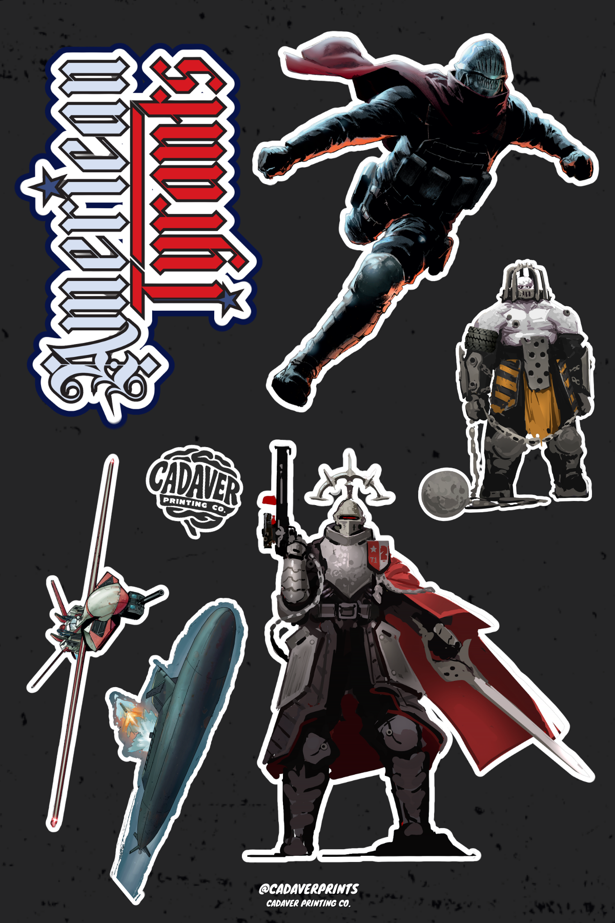 Cadaver Sticker Sheet Bundle