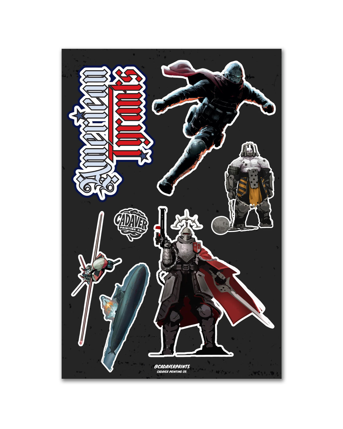 Cadaver Sticker Sheet Bundle